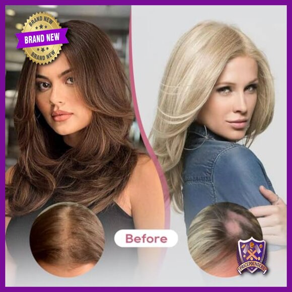 10 Inch Human Hair Topper for Thinning Hair Large Coverage Wiglet main image 5